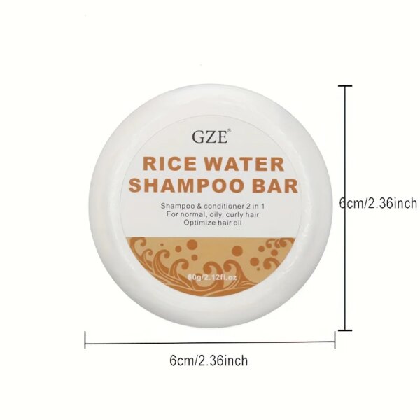 Shampoo Bar Soap and Rice - Image 2
