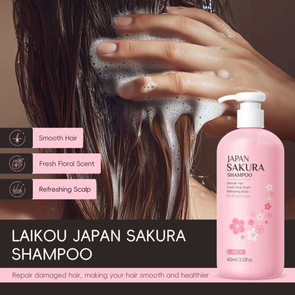Shampoo Repair Smooth Frizz Dry Hair