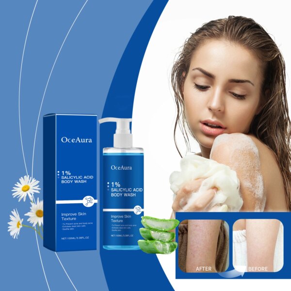 Oce Aura Salicylic Acid Shower Gel - Image 3