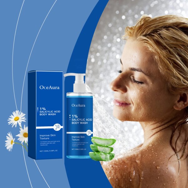 Oce Aura Salicylic Acid Shower Gel - Image 6