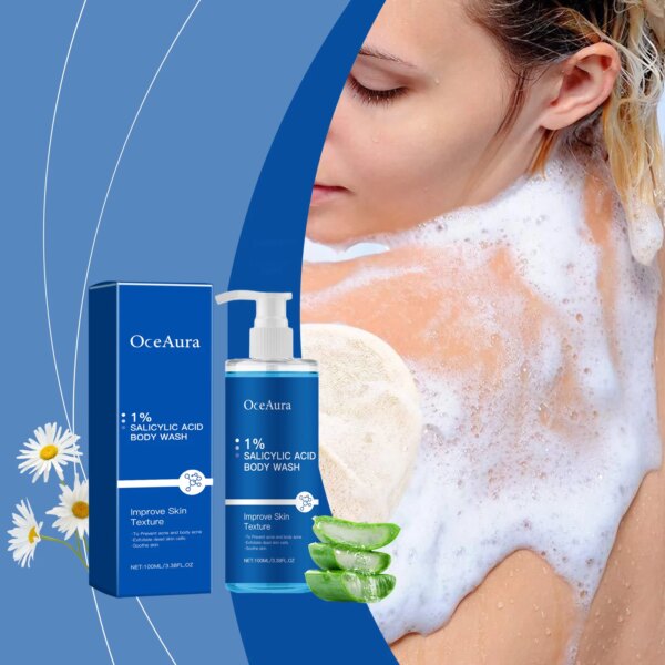 Oce Aura Salicylic Acid Shower Gel - Image 5