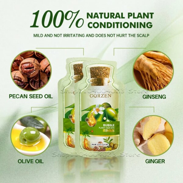 Natural Herbal Hair Dye Shampoo - Image 3