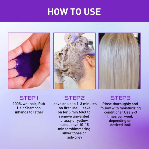 Color Fixing Purple Shampoo - Image 4